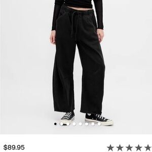 Black Wide-Leg Pants